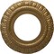Ekena Millwork Claremont Ceiling Medallion (Fits Canopies up to 5 5/8"), 9"OD x 4 1/2"ID x 1/2"P, Pale Gold CM09CLPAS - alternate 1